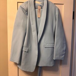 Donnie per Dieu Chic Light Blue Blazer and Pants set